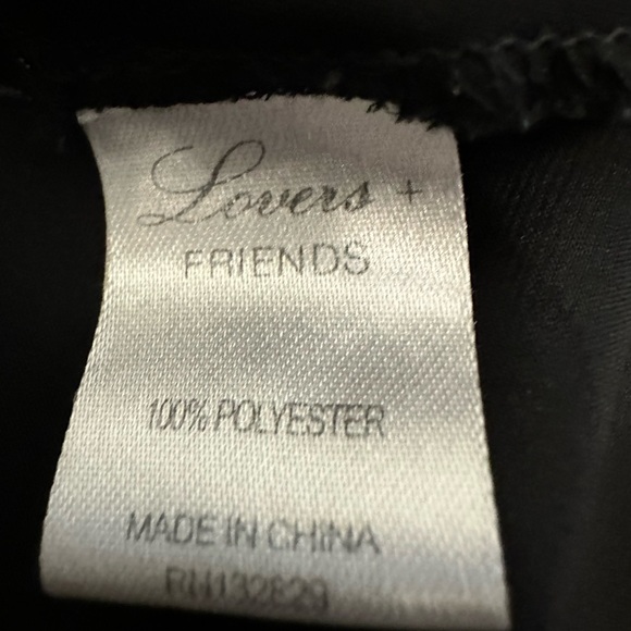 Loves + Friends Black Asymmetrical Dress - Picture 7 of 7